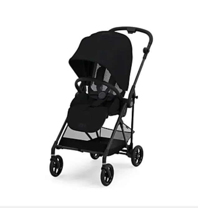 Cybex Melio Carbon 3 Stroller - Moon Black