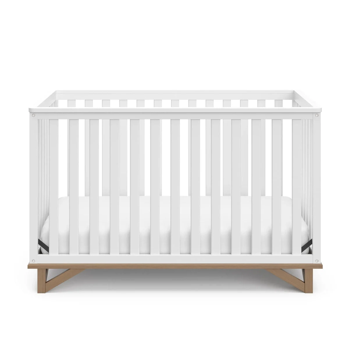 Storkcraft Santa Monica 5-in-1 Convertible Crib - White/Vintage Driftwood