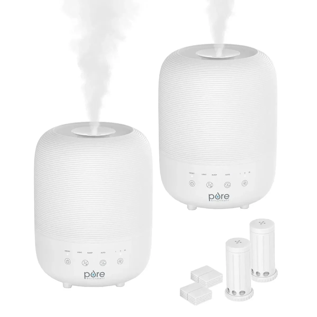Pure Enrichment Easy-Fill Humidifier Bonus Bundle - White