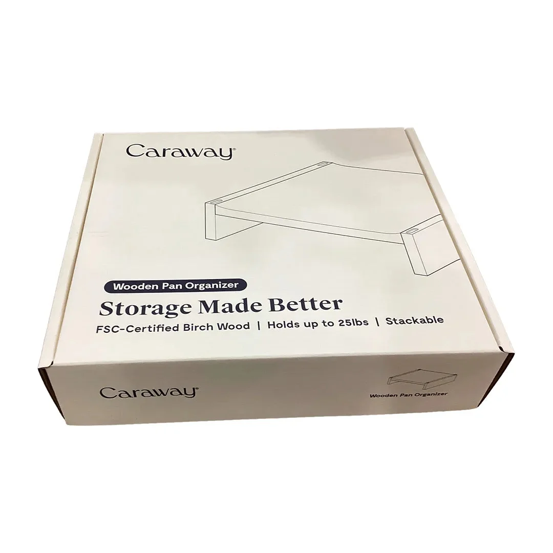Caraway Wooden Pan Organizer