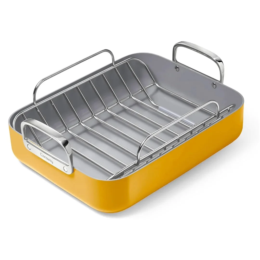 Caraway Roasting Pan with Rack - Marigold