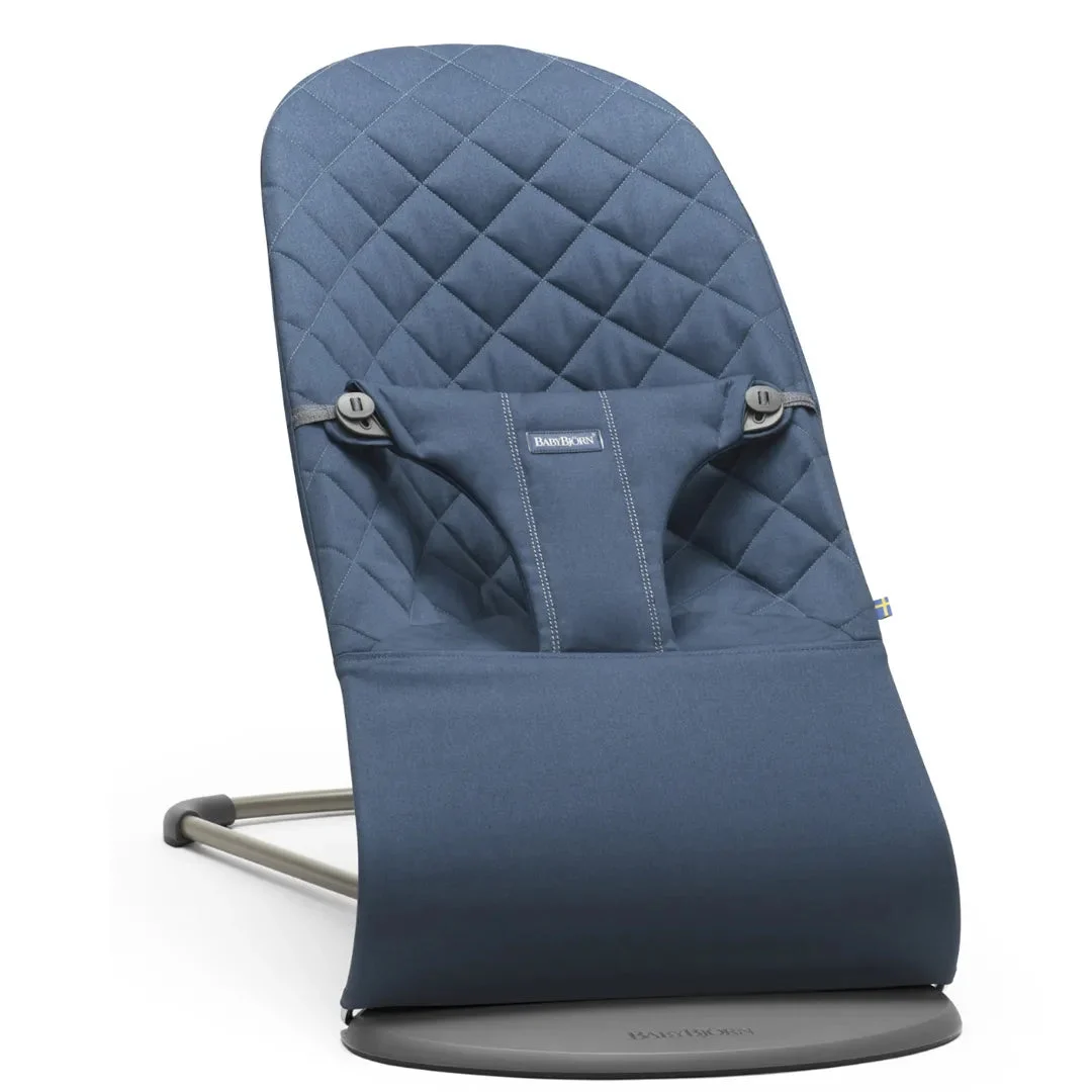 BabyBjörn Bouncer Bliss Quilted - Midnight Blue Classic Quilt