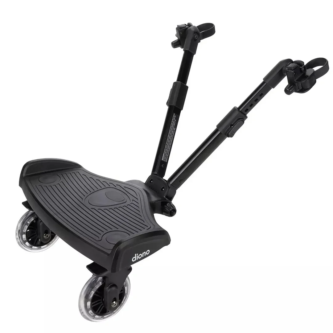 Diono Hop 'n Roll Universal Stroller Board, Compatible, most strollers, wagons and travel systems - Black