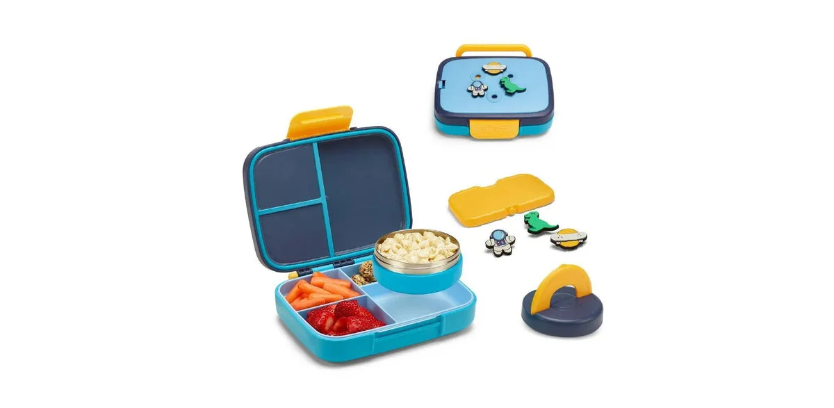 Ello Kids Insulated Bento Lunch Box - Blue