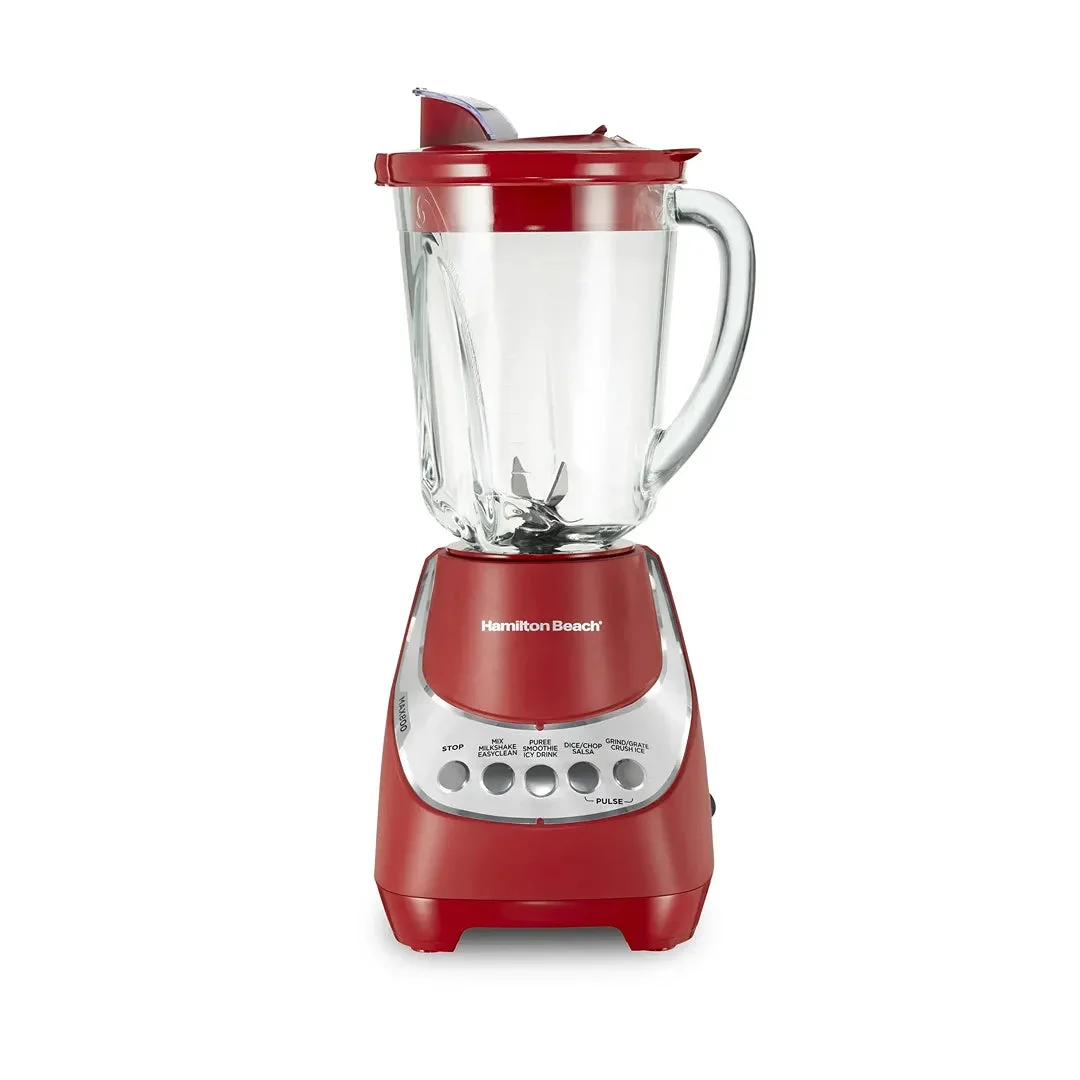 Hamilton Beach Wave Action Quiet Blender - Red