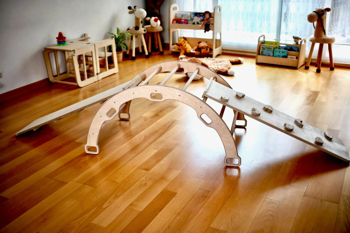 Climbing Arch and Rockers Climbing Arch/Rocker With 2 Ramps | Best Montessori Toys for 1-Year-Olds