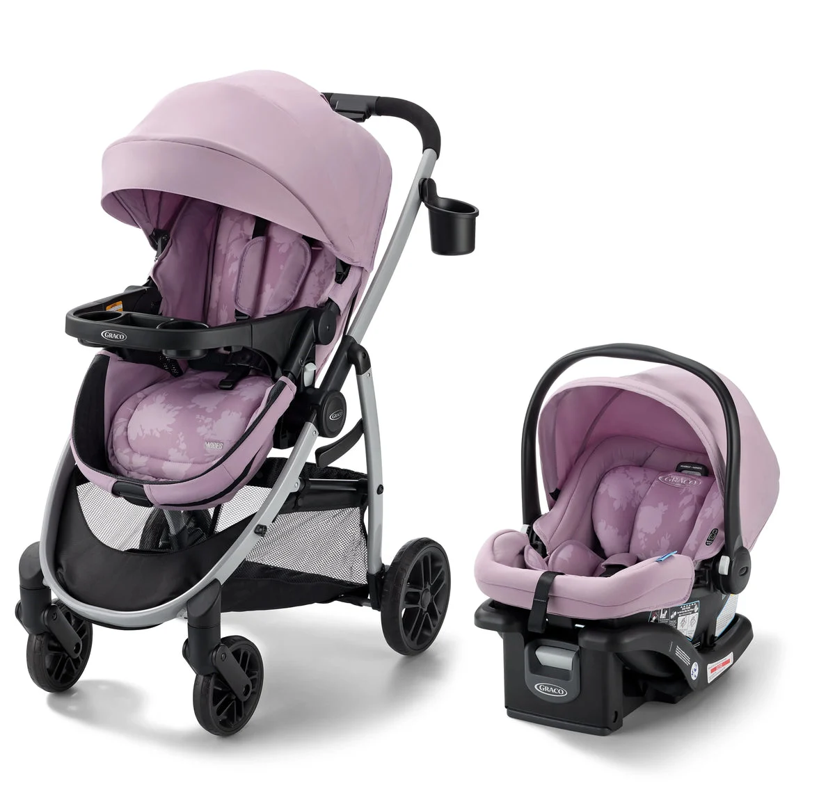 Graco Modes Pramette 3-in-1 Travel System - Lilac Mod