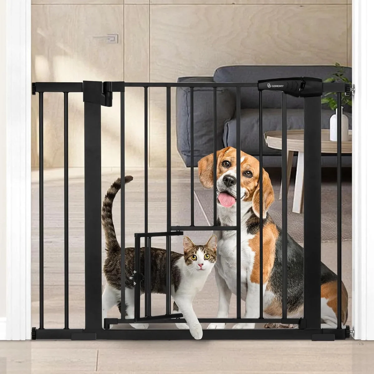 Comomy Auto Close Baby Gate, 29.5