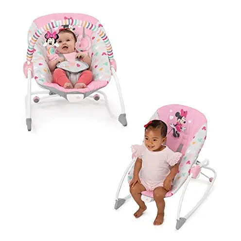 DISNEY Minnie Mouse Forever Besties Infant to Toddler Rocker