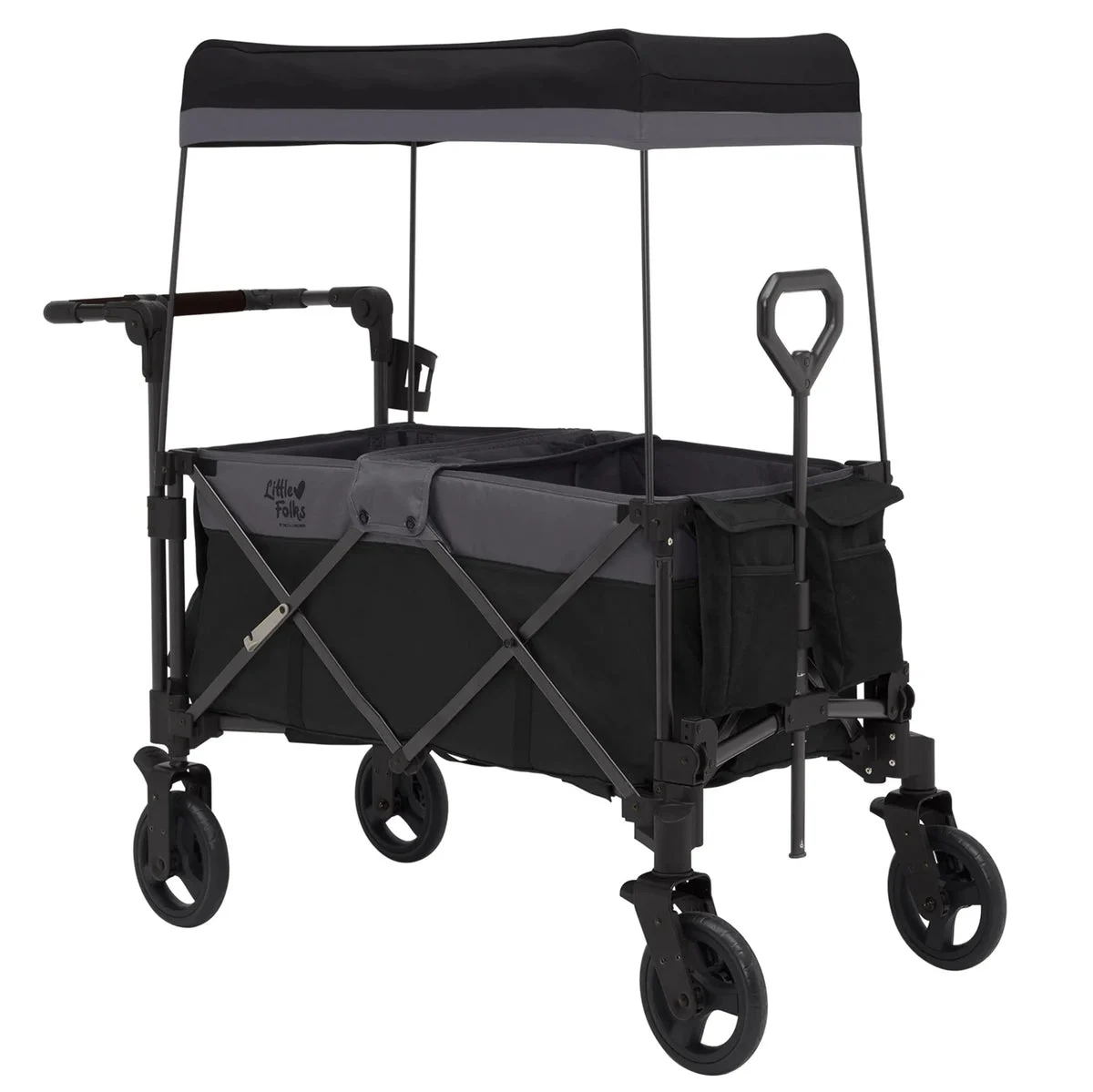 Little Folks by Delta Children City Wagon Cruiser Stroller - Black