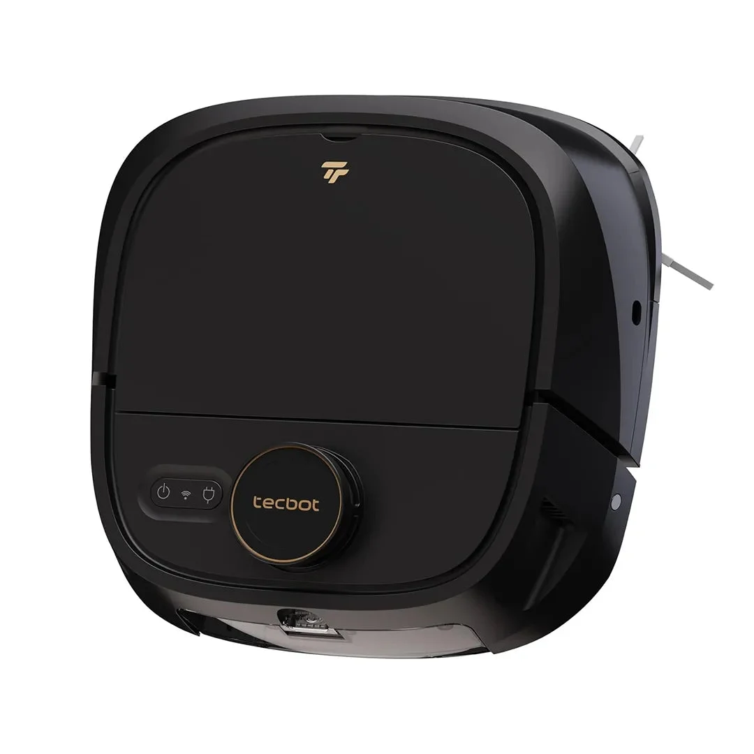 TECBOT Robotic Vacuum Cleaner and mop, with Laser LiDAR Navigation - Black