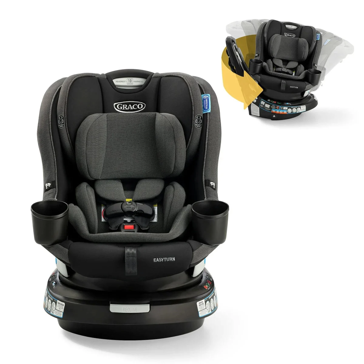 Graco EasyTurn 360 2-in-1 Rotating Convertible Car Seat