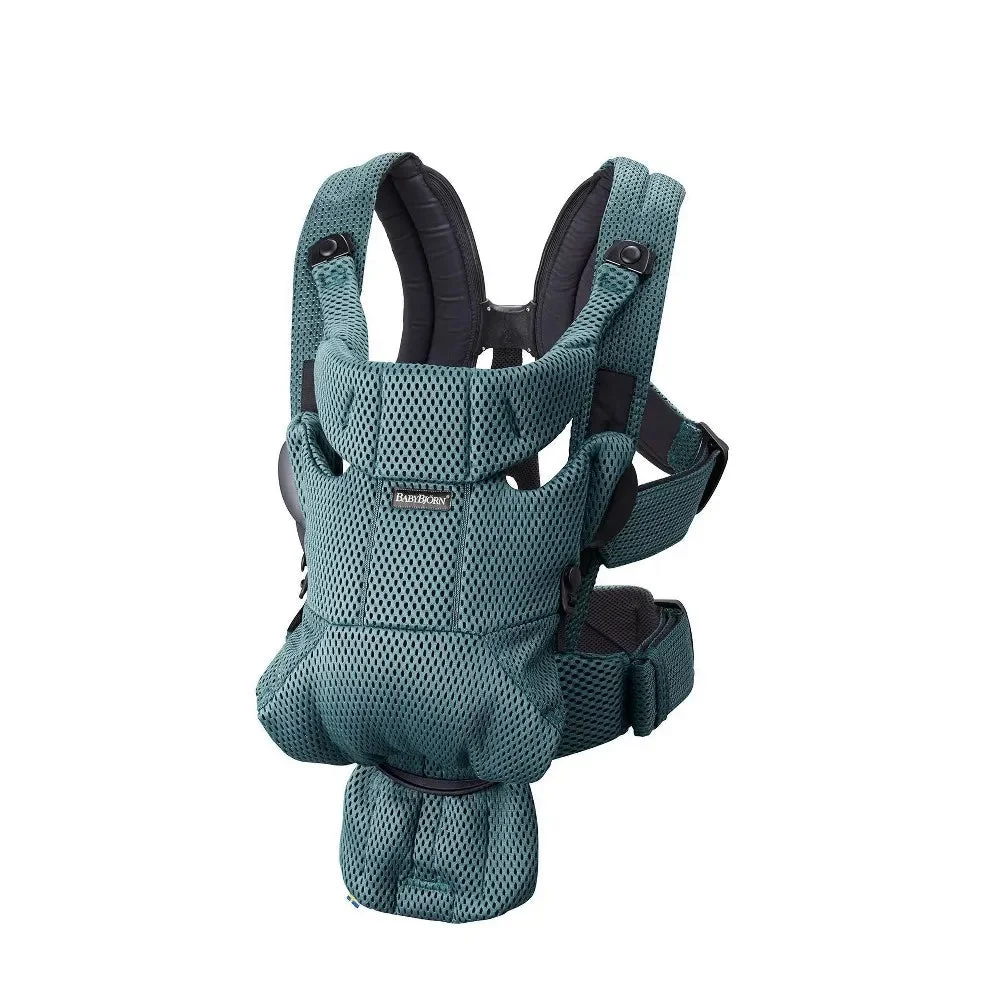 BabyBjörn Baby Carrier Free, Sage green, 3D Mesh
