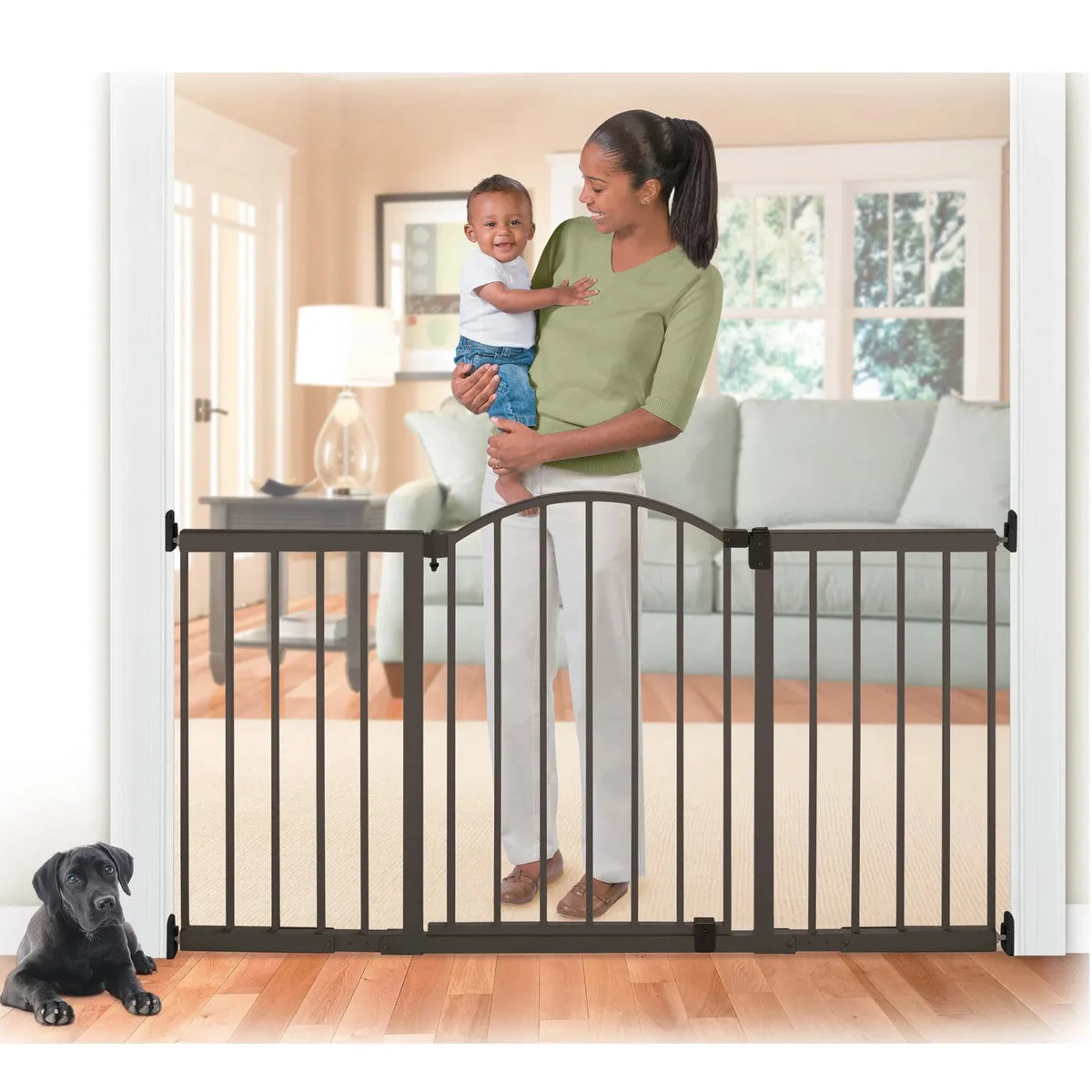 Summer Infant The Thruway Baby Gate - 72XW Series - Bronze