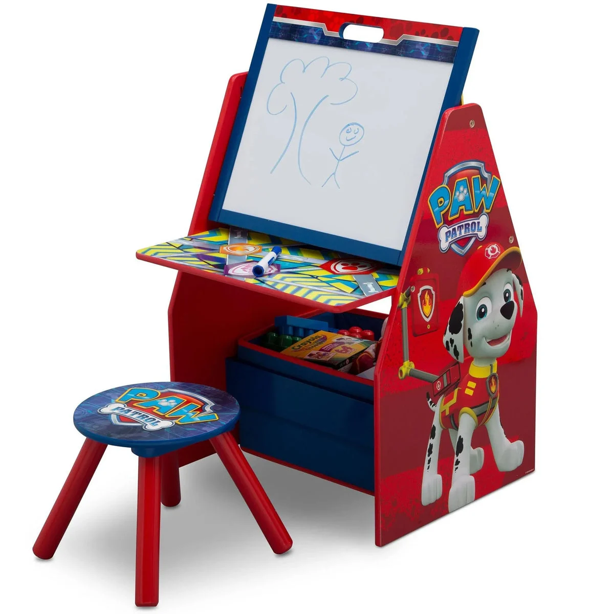 Delta Children PAW Patrol Deluxe Kids Easel Desk