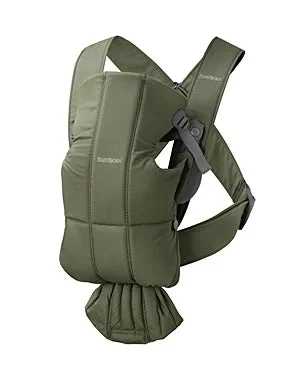 BabyBjörn Baby Carrier Mini - Dark Green Woven