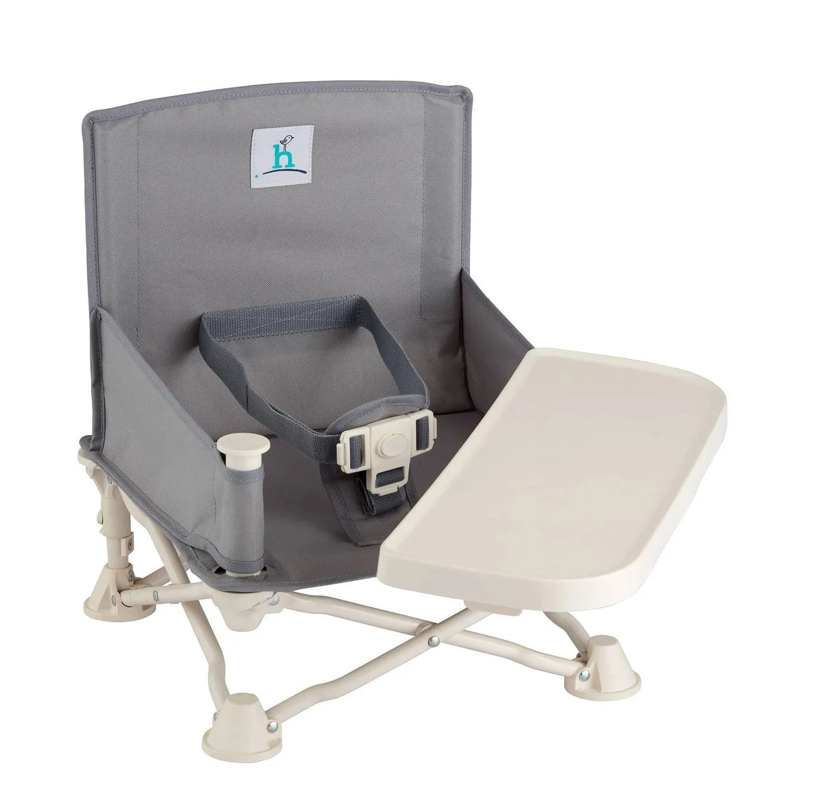 Hiccapop OmniBoost Folding Booster Chair - Gray