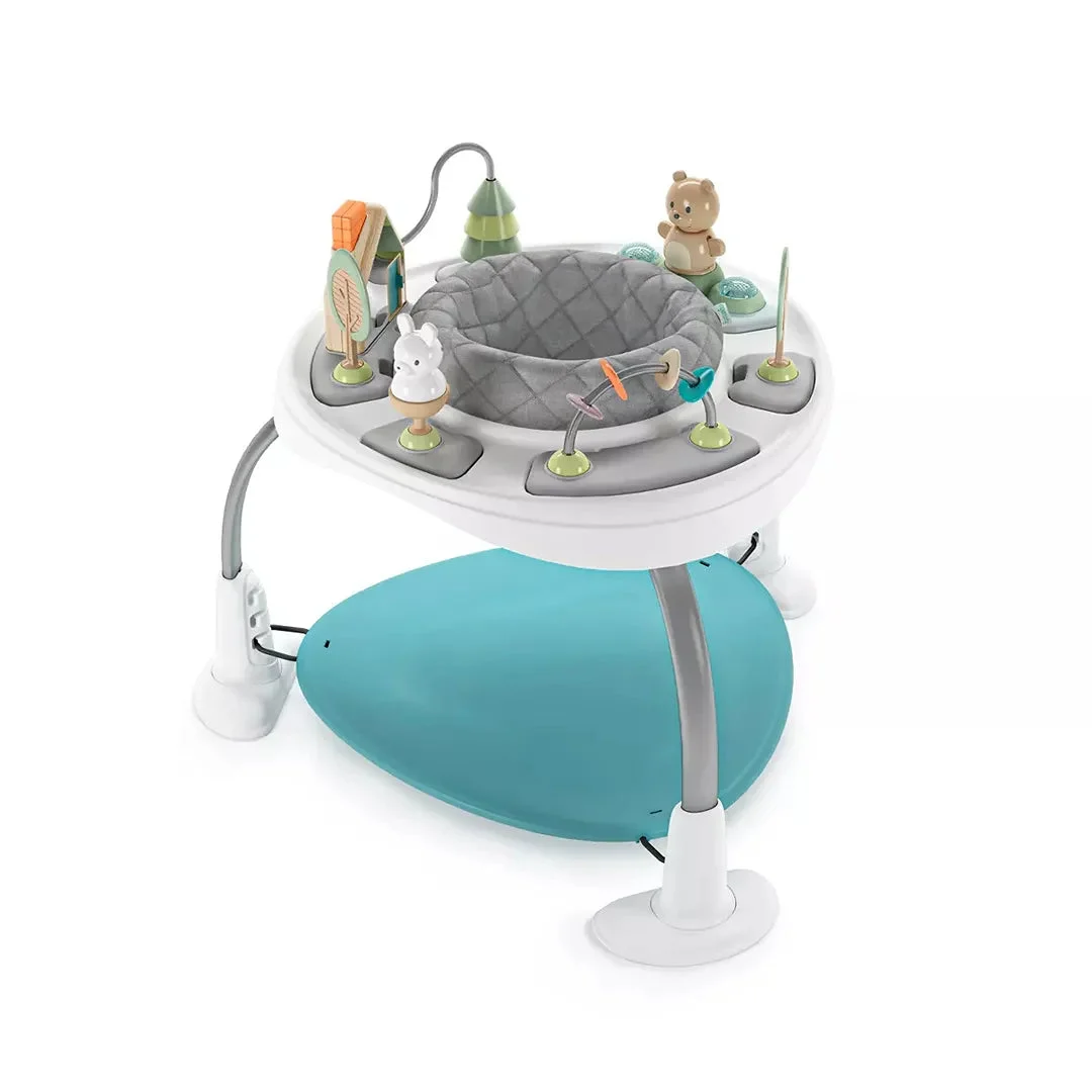 Ingenuity Spring & Sprout 2-in-1 Baby Activity Center - First Forest Edition