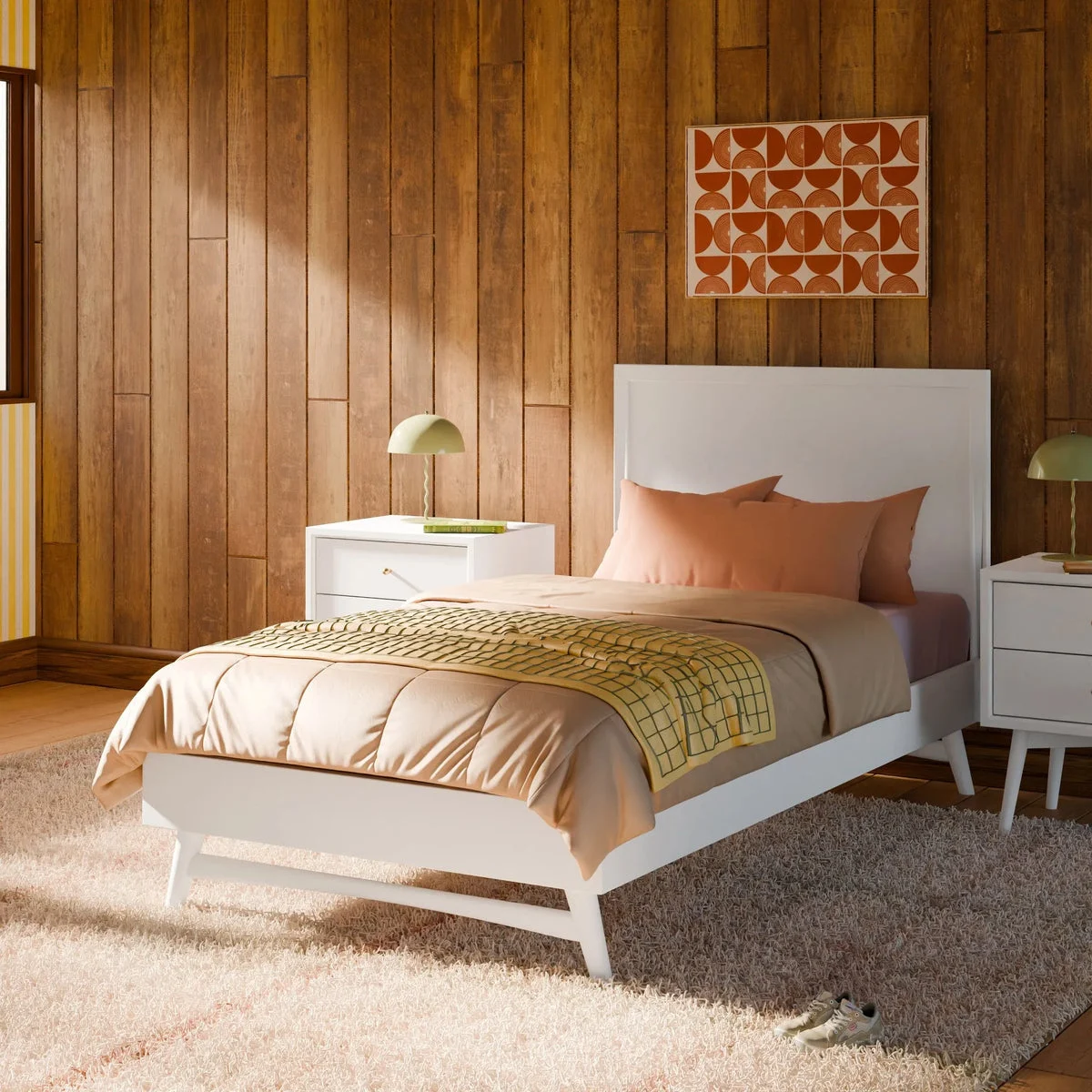 Babyletto Palma Twin Bed - White