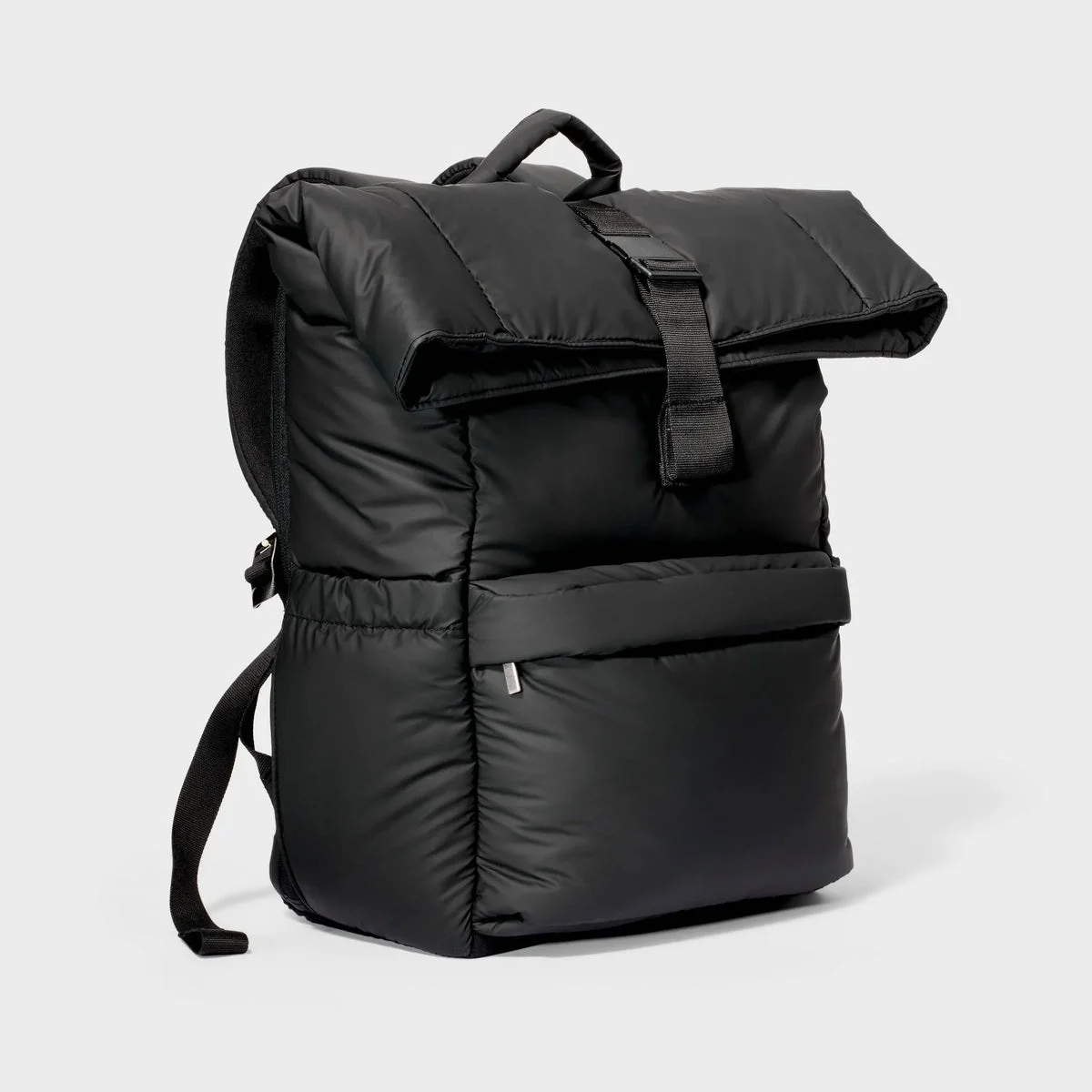 Open Story Puffer Backpack - Black
