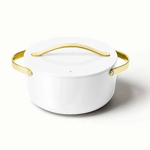 Caraway Iconics Nonstick Ceramic Dutch Oven - White