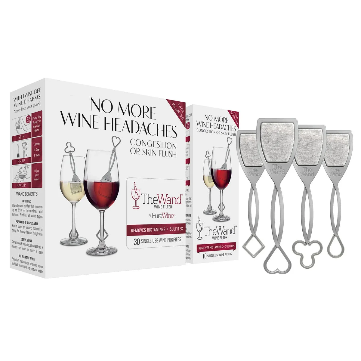PUREWINE Wine Purifier - Gray