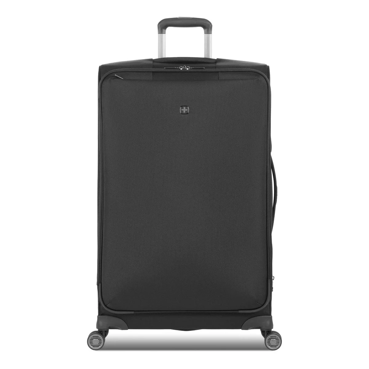 SWISSGEAR Checked Softside Large Suitcase - Black