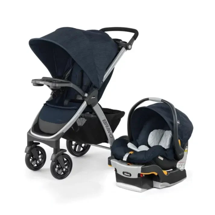 Chicco Bravo 3-in-1 Quick-Fold Trio Travel System - Brooklyn