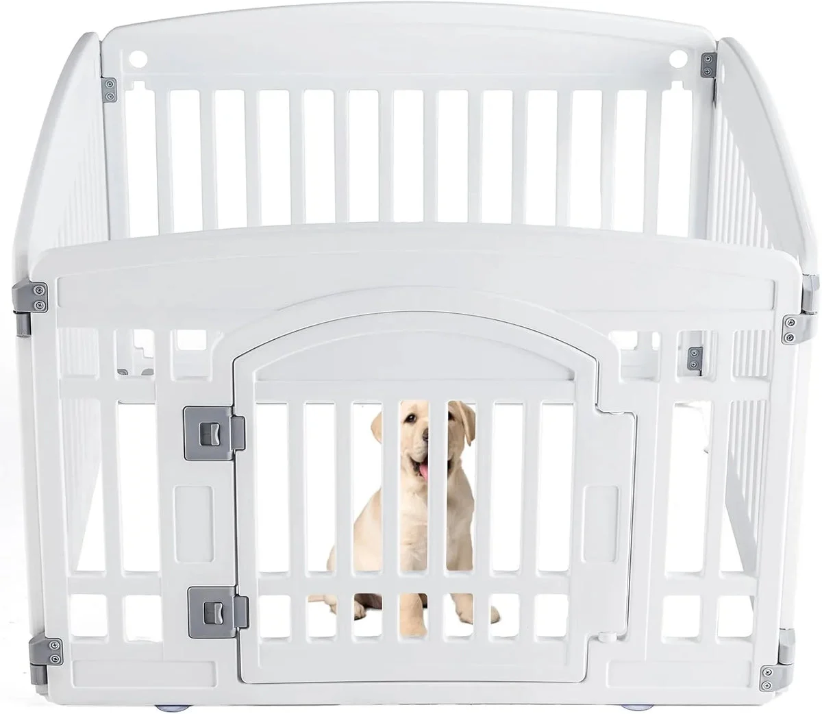 FansaFurn Dog Playpen - White