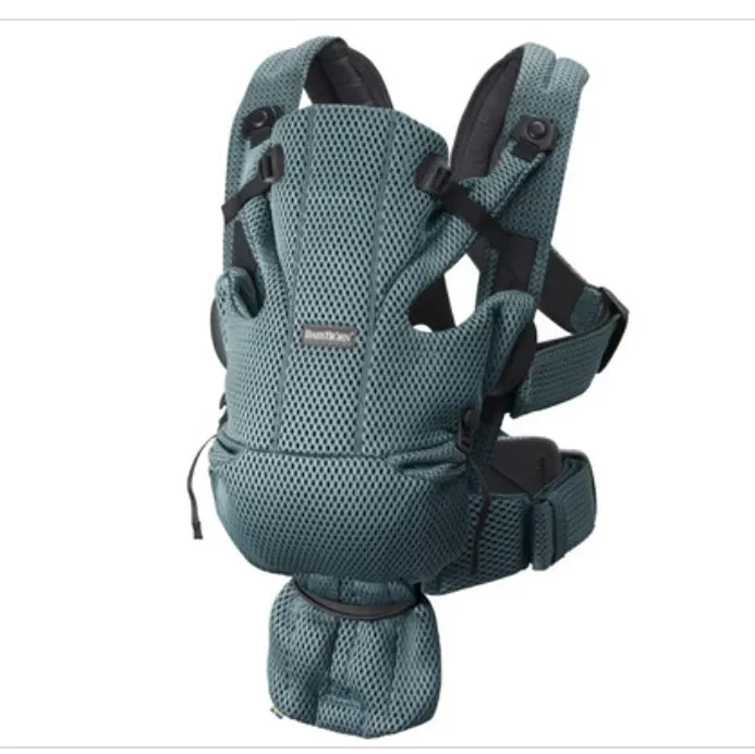 BabyBjörn Baby Carrier Free - Sage Green / 3D Mesh