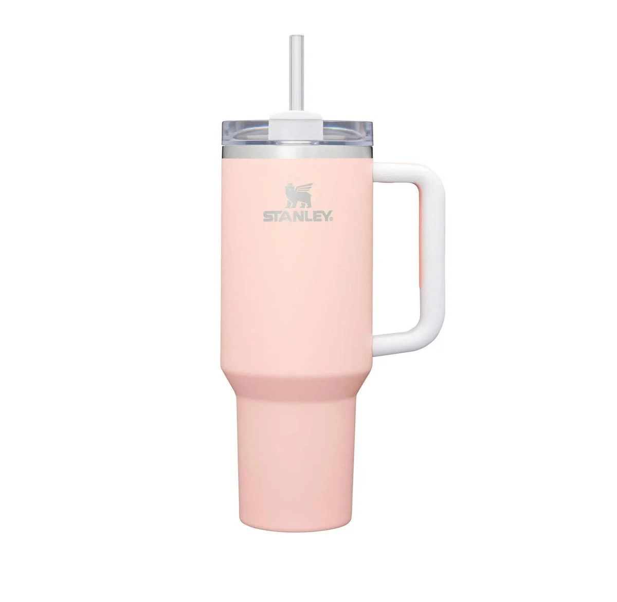 Stanley 40 oz Stainless Steel H2.0 FlowState Quencher Tumbler - Peach Colorblock