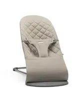 BabyBjörn Bouncer Bliss Woven , Classic Quilt - Sand Gray