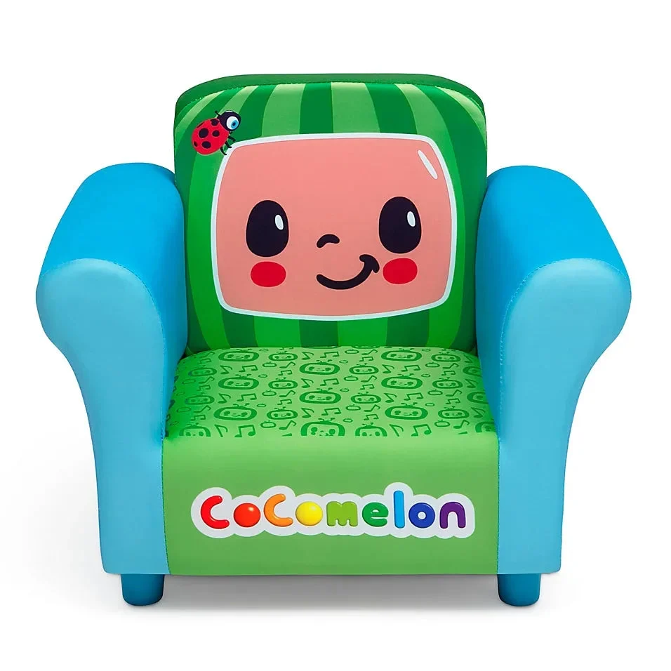 Delta Children Cocomelon Upholstered Kids Chair - Blue