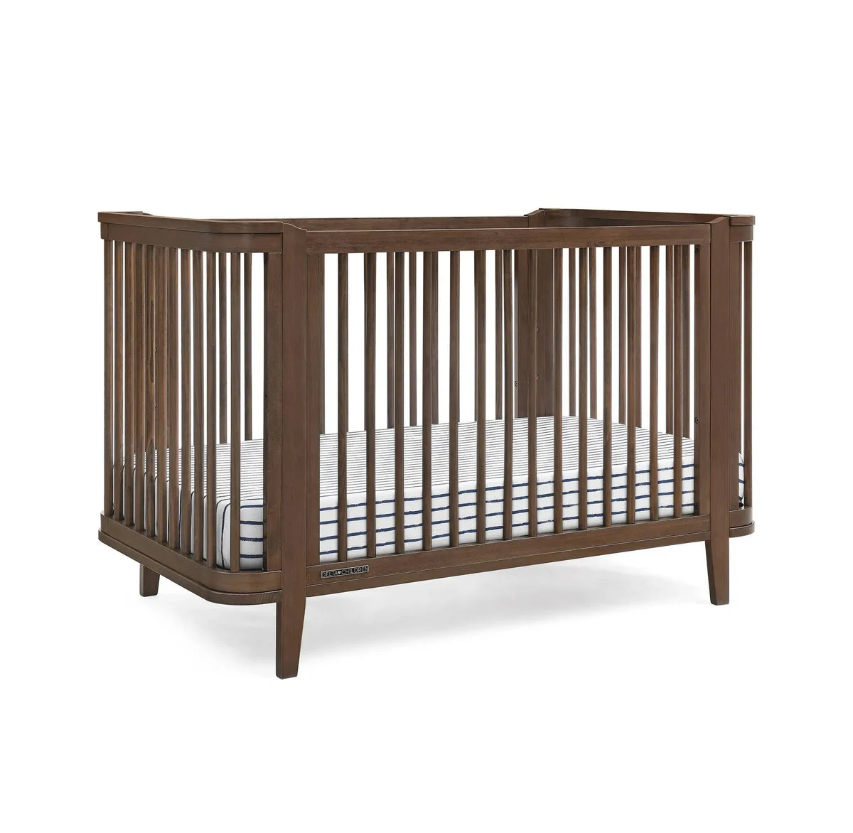 Delta Children Noah 4-In-1 Convertible Crib - Teak Brown
