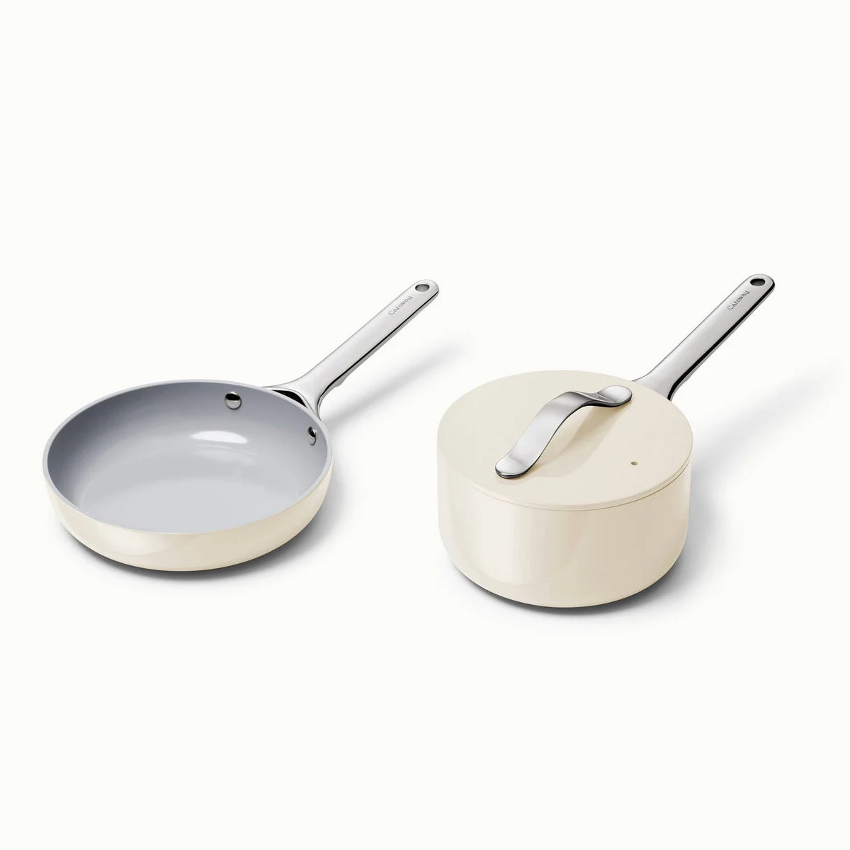 Caraway Mini Non-Stick Ceramic Cookware Set + 8