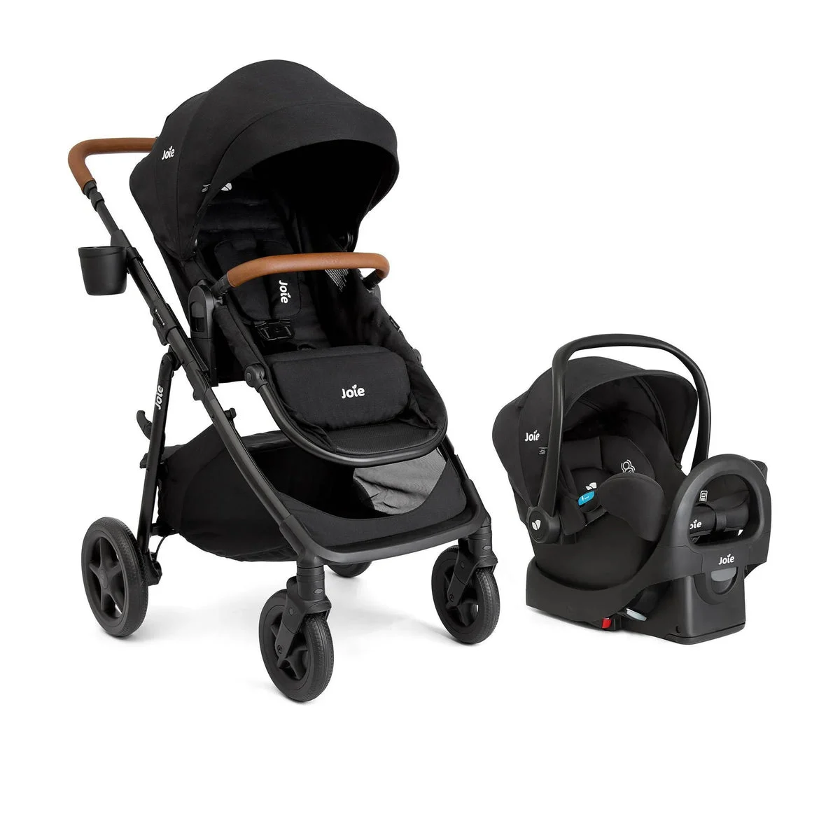 Joie Ginger and Rue Travel System - Shale Dark