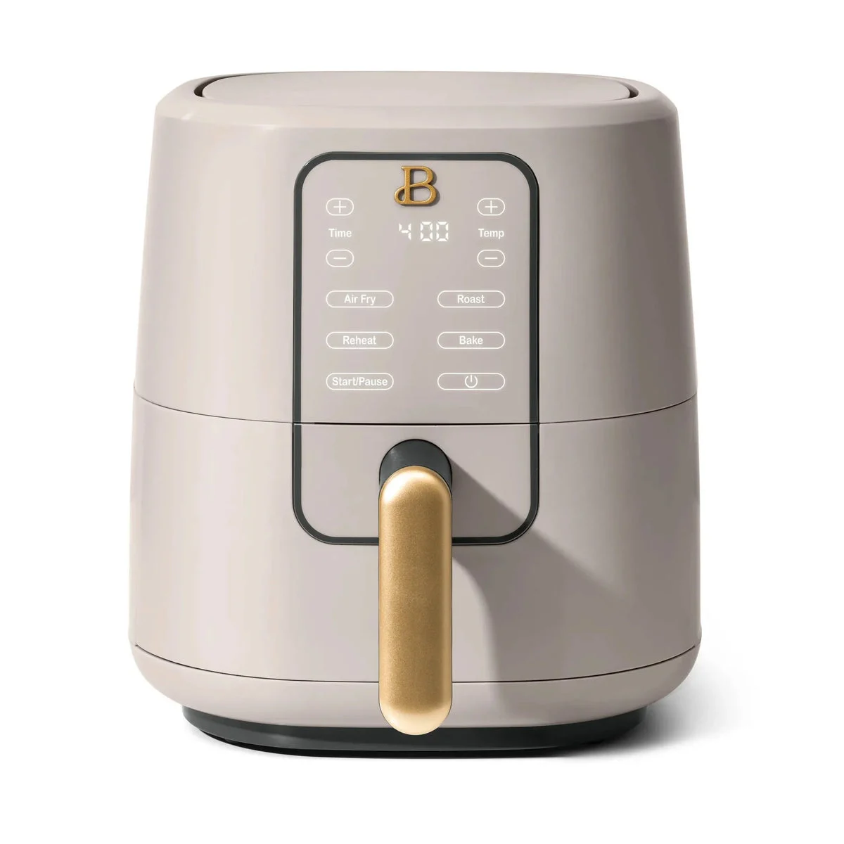 Beautiful 3 Qt Digital Air Fryer with TurboCrisp Technology - Porcini Taupe