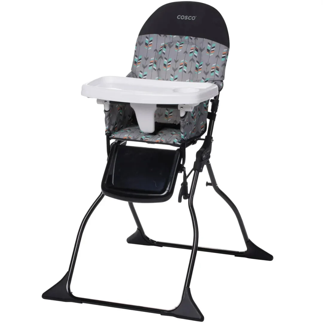 Cosco Simple Fold Full Size High Chair with Adjustable Tray
