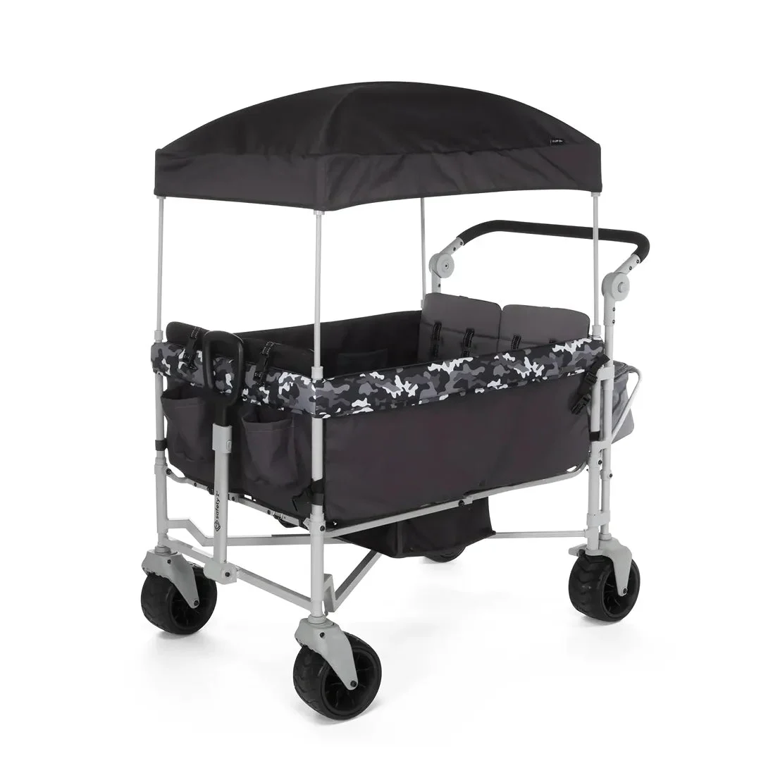 Safety 1st Summit Sprint Quad Wagon Stroller 4 Passenger - Charcoal Camo