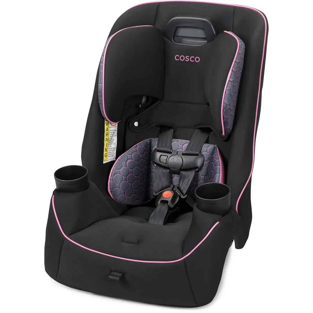 Cosco Easy Elite Slim All-in-One Convertible Car Seat - Pink Rings
