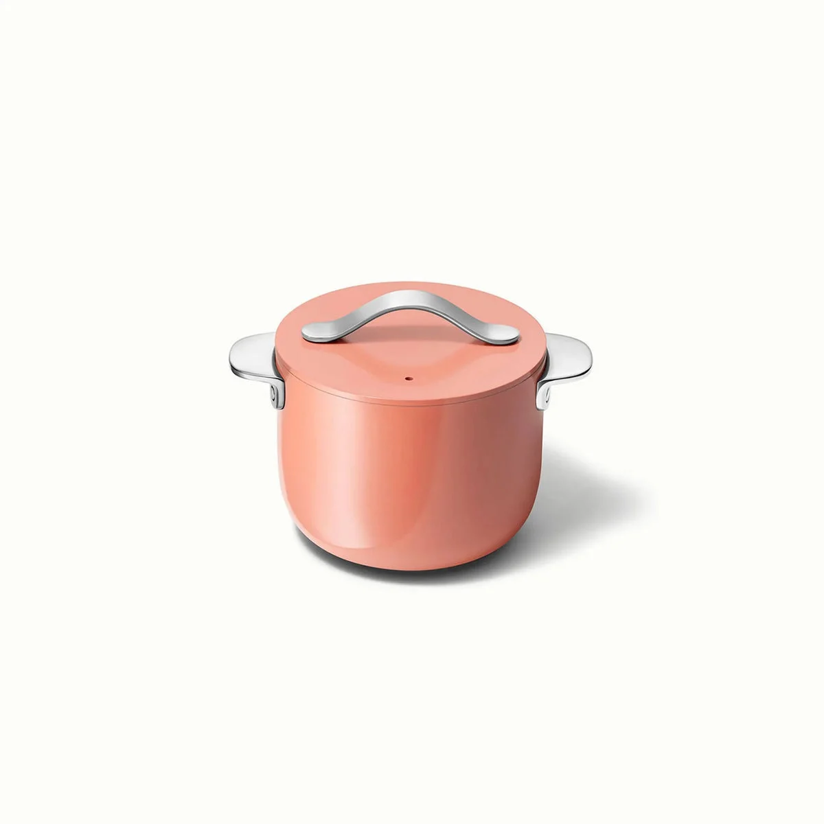 Caraway 2 Qt Petite Cooker with Lid - Terracotta Pink