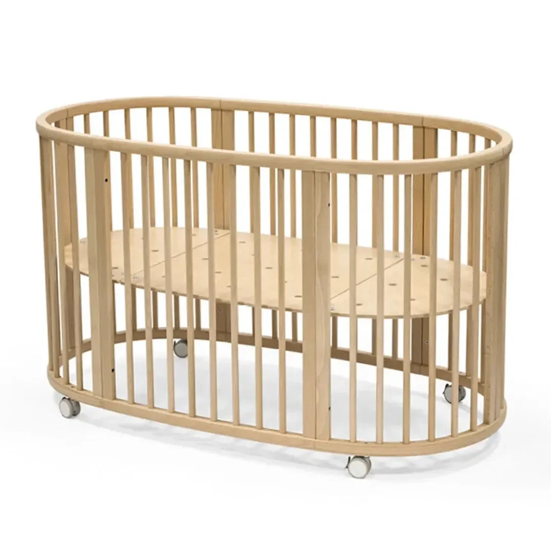 Stokke Sleepi Modern Classic Natural Beech Wood Convertible Crib Version 3