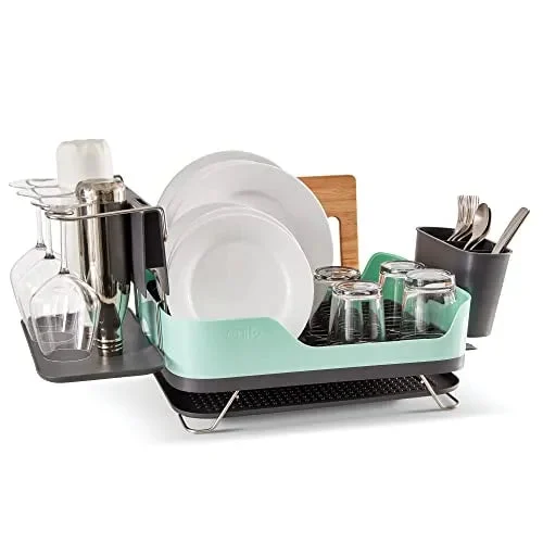 Rise by dash SmartStore Full Size Dish Rack – Aqua