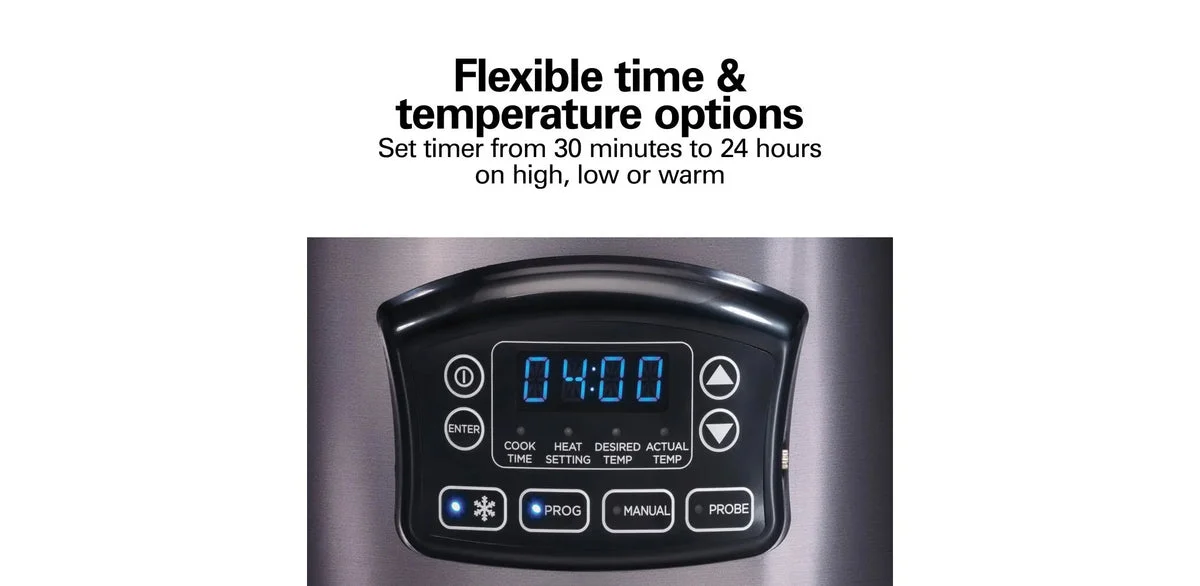 Hamilton Beach Programmable Defrost Slow Cooker - 6 Quart