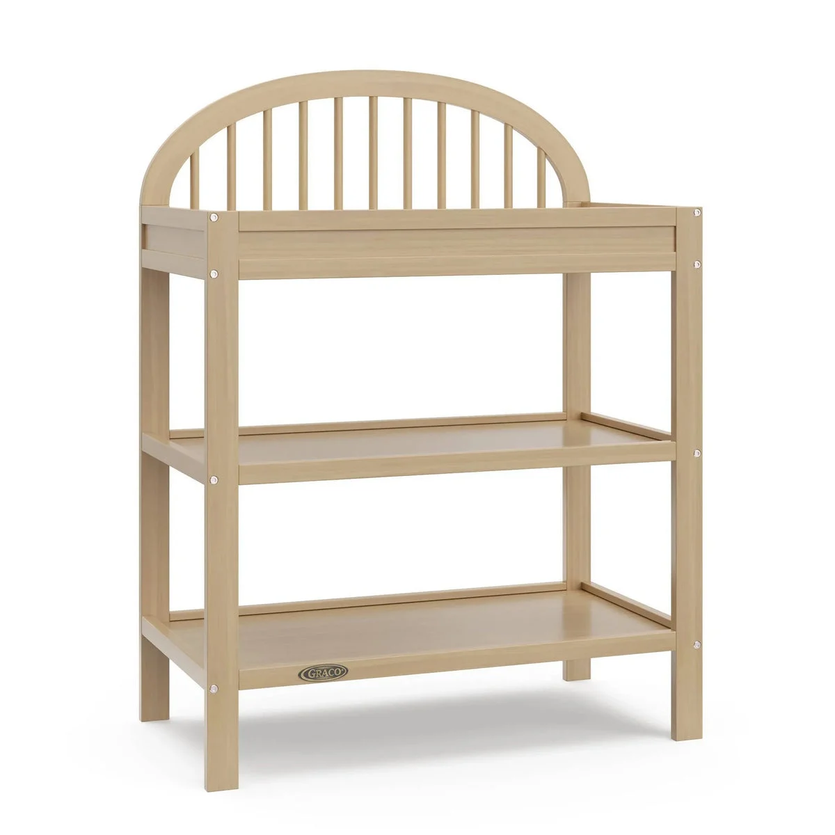 Graco Olivia Changing Table with Water-Resistant Changing Pad - Driftwood
