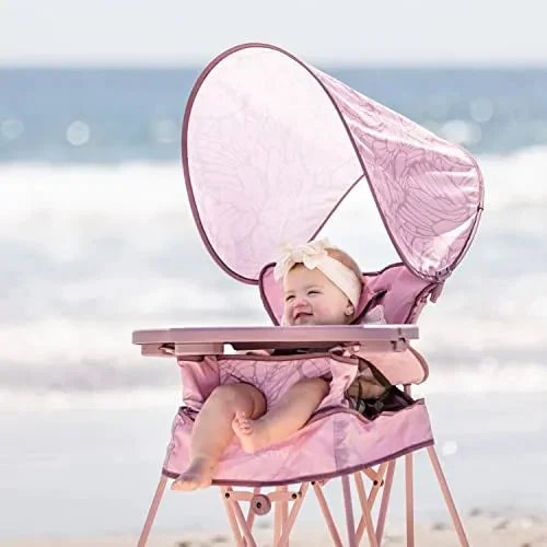 Baby Delight Go With Me Uplift Portable High Chair with Canopy - Canyon Rose
