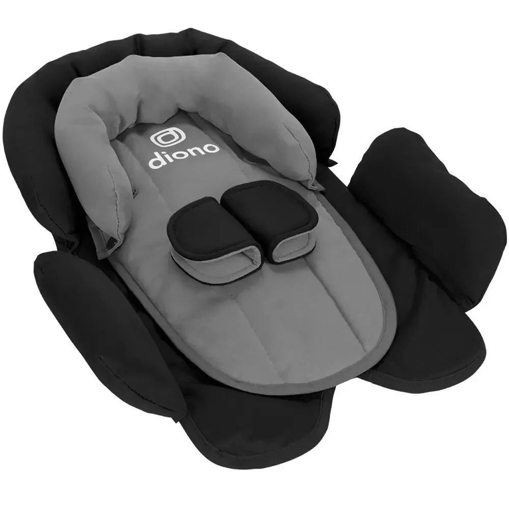 Diono Cuddle Soft 2-in-1 Head Support with Chest Pads - Black Storm