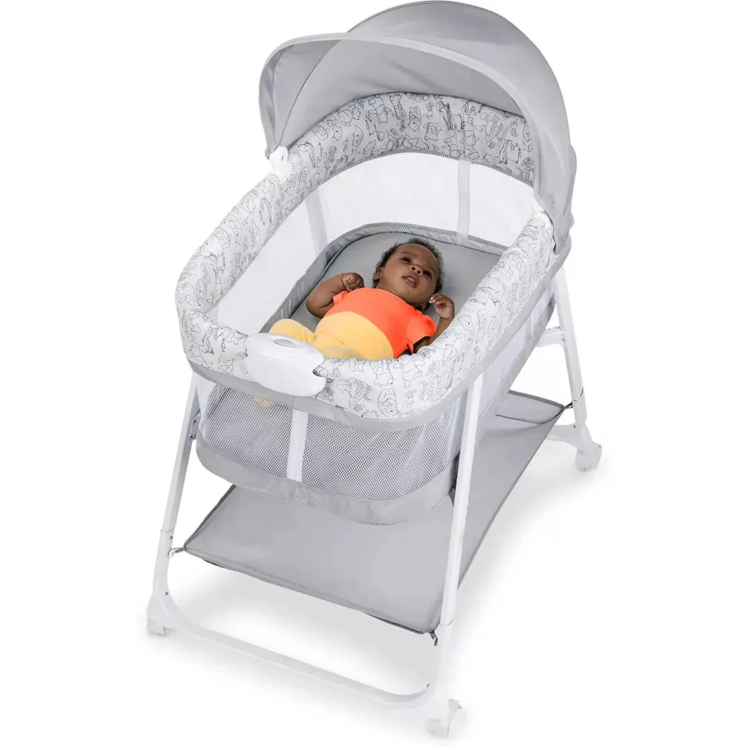 Bright Starts Winnie the Pooh Soothing Baby Bassinet - Slumber Party