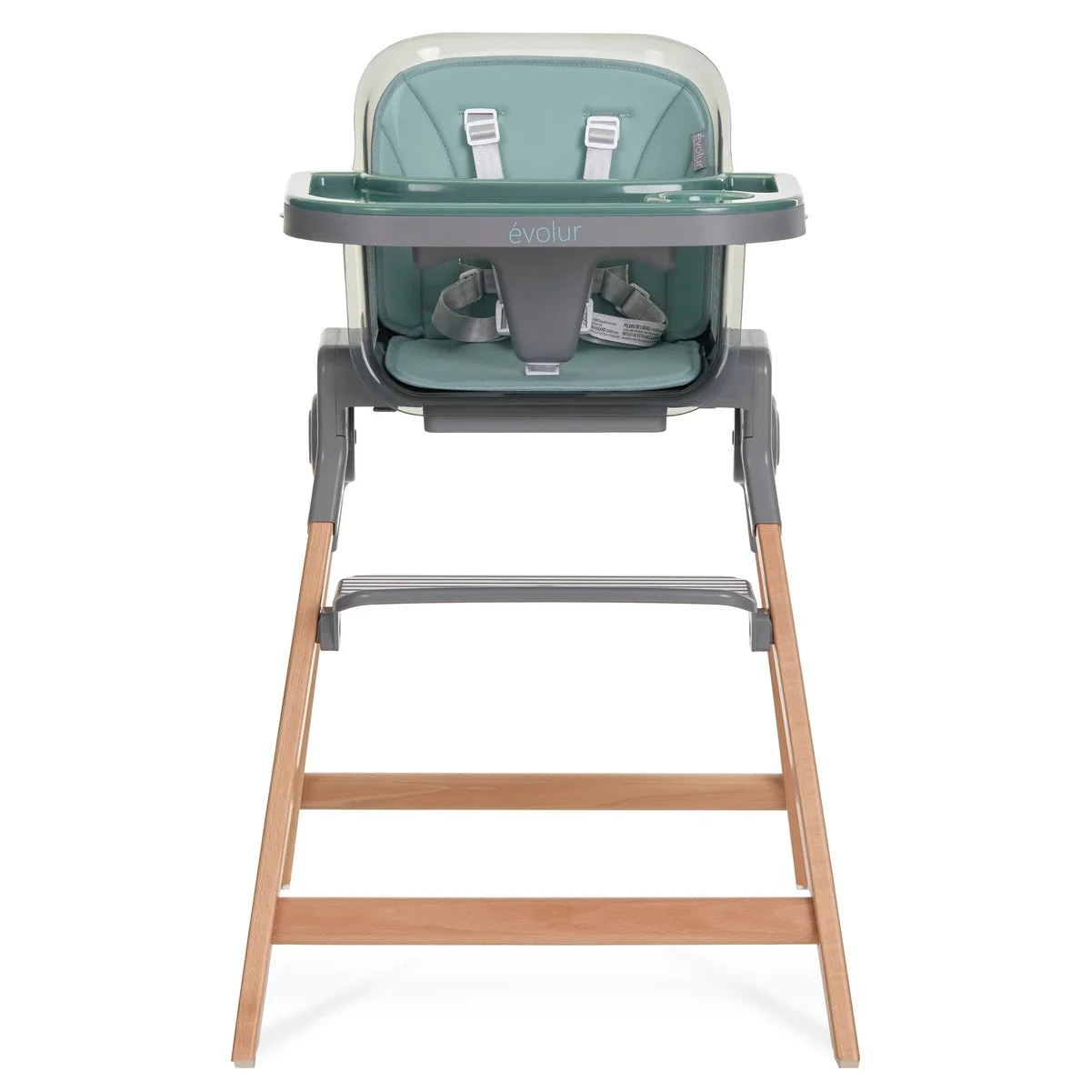 Evolur TinyThrone 2-in-1 Highchair in Matcha Green