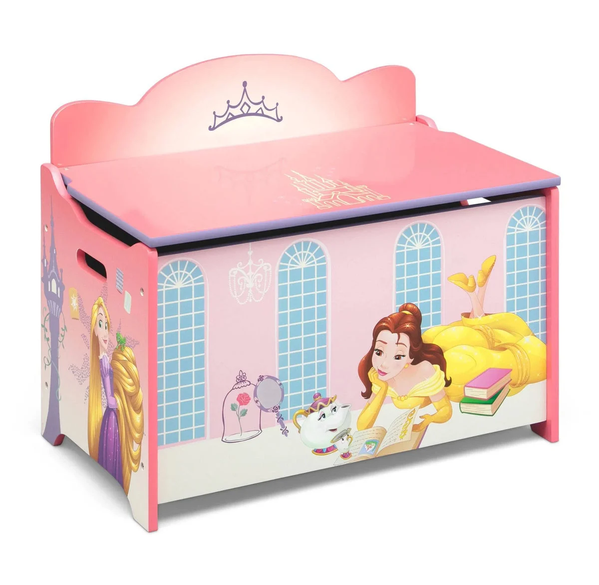 Delta Children Disney Princess Deluxe Toy Box - Greenguard Gold Certified